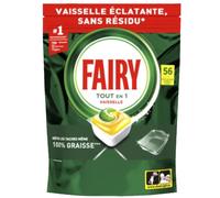 Fairy Original CITRON Capsules tout en 1 Lave-vaisselle 56 Doses