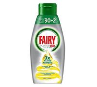 Fairy Platinum Gel Lessive pour lave-vaisselle, citron, 100% dissolution et nettoyage exceptionnel - 780 g