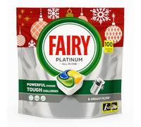 Fairy Platinum Lot de 100 pastilles pour lave-vaisselle Citron citron