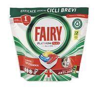 Fairy Platinum Plus Detersivo Pastiglie Lavastoviglie, Brillantante, 60 capsules Lavastoviglie, Limone, Tecnologia Anti-Opaco, Contro Il Grasso e le Incrostazioni Ostinate Anche Nei Cicli Brevi