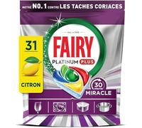 FAIRY Platinum Plus Tablettes lave-vaisselle citron 31 tablettes