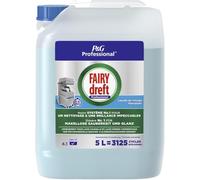Fairy Professional Liquide de rinçage pour lave-vaisselle, formule professionnelle pour une utilisation dans les cuisines commerciales 5 l
