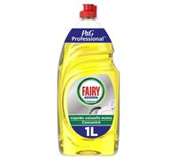 Fairy Professional - Liquide Vaisselle Mains Concentré Citron d'Eté 1L - Dégraissage exceptionnel, Efficace sur vaisselle, ustensiles de cuisine et autres surfaces, Lave jusqu'à 5 000 assiettes