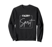 Fairy Spirit Typographie élégante Sweatshirt