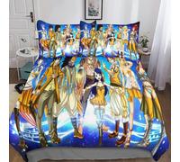 Fairy Tail Couettes Et Parures De Lit D Avec Taie D'oreiller, Literie Housse De Couette, Pi¿¿Ces Literie Microfibre Avec Fermeture ¿¿ Glissi¿¿Re Taies D