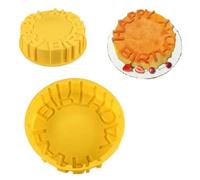 FAIRY TAIL & GLITZER FEE Moule à gâteau rond en silicone Happy Birthday, FG 8029328032