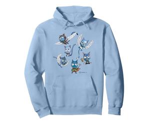 Fairy Tail Happy Multiple Full-body Shot Manga Style Sweat à Capuche