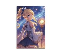 Fairy Tail Lucy Heartphilia Poster de manga Peinture décorative sur toile Art mural pour salon, chambre à coucher, art mural, impression d'image moderne, décoration de chambre familiale, 20 x 30 cm