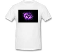 Fairy Tail Men's Comfortable Short Sleeve Shirts Crew Neck Personality Fashion T-Shirt Black Manches Courtes(3X-Large)