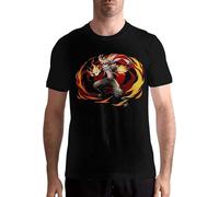 Fairy Tail Men's Tee Funny Short Sleeve T-Shirt Black Manches Courtes(Medium)