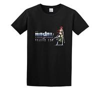 Fairy Tail Movie 2 Dragon Cry Unisex T-Shirt Black Shirt Men's Top Tee S