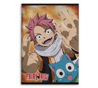 Fairy Tail - Natsu & Happy - Plaid En Polaire 100x140cm