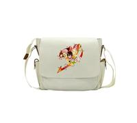 Fairy Tail Sac à bandoulière Anime Natsu Dragneel/Lucy Heartfilia/Erza Scarlet Sac à bandoulière Grande capacité Anime Sac à bandoulière, Type 9, Apricot