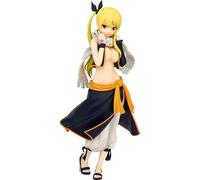 Fairy Tail - Statuette Pop Up Parade Lucy Heartfilia Natsu Costume Ver. L Size 22 Cm