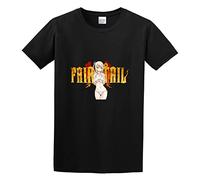 Fairy Tail Unisex 100% Cotton Short-Sleeve T-Shirts Black L