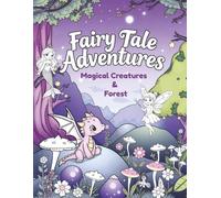 Fairy Tale Adventures: Magical Creatures & Forest & Coloring Book for Kids Ages 4-8: Color enchanting fairy tales with mermaids, unicorns, dragons, and forest friends in one magical adventure!