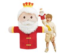 Fairy Tale Hand Puppets Set, Soft Fabric Storytelling Toys with Expressive Features and Flexible Hands, Cultural Education Props for Preschool Learning Home Play, 30cm