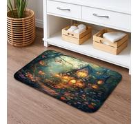 Fairy Tale Tapis de bain à séchage rapide, absorbant, antidérapant, lavable en mousse à mémoire de forme, pour décoration de salle de bain, 50,8 x 81,3 cm