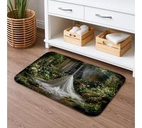 Fairy Tale Tapis de bain à séchage rapide, absorbant, antidérapant, lavable en mousse à mémoire de forme, pour salle de bain et toilettes, 50,8 x 81,3 cm
