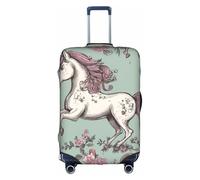 Fairy Tale Unicorn03 Housse de protection élastique lavable pour valise de voyage anti-rayures, blanc, Small