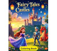 Fairy Tales and Castles: A Fun coloring book: A Magical Coloring Book for Kids: Featuring Princesses, Dragons, Knights, and Enchanted Castles