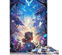 Fairy Tales Forest Puzzles 1000 Pieces Cadeau Unique Jeu Éducatif Challenge Toy À De Qualité Supérieure Peinture Art pour Adultes Et Enfants À Partir De 14 Ans 1000pcs (75x50cm)