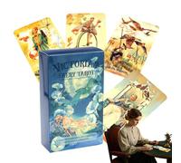 Fairy Tarot, Funny Portable Card Deck on Parties, Cooperative Strategy Game Toy, Divination Set for Family Gathering, Christmas Celebration, and Mystical Entertainment