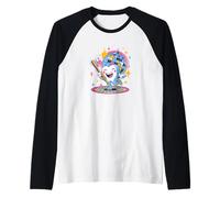 Fairy Tooth Disco dans des Couleurs Froides pour Les Amateurs de brosses à Dents Manche Raglan