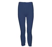 FAIRY TRENDZ Legging épais en tricot torsadé pour femme - Pour l'hiver, bleu marine, 40-42
