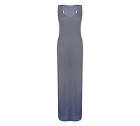 FAIRY TRENDZ LTD Desire Clothing Robe longue bodycon sans manches Dos nageur Dos nageur - Gris - 40-42