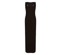 FAIRY TRENDZ LTD Desire Clothing Robe longue bodycon sans manches Dos nageur Dos nageur - Noir - 52-54
