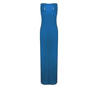 FAIRY TRENDZ LTD Desire Clothing Robe longue bodycon sans manches Dos nageur Dos nageur - Vert - 40-42