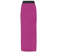 FAIRY TRENDZ LTD Jupe longue élastique unie en jersey imprimé pour femme, fuchsia, 48-50