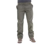 FAIRY TRENDZ LTD Pantalon de rugbi pour homme avec taille élastique pour adulte, kaki, 30W x 27L