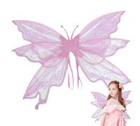Fairy Wings - Fairy Wings Kids | Aile De Papillon Réaliste Pour Les Filles, Les Femmes Et Les - Habiller Les Costumes Accessoires Halloween, Cosplay & Masquerade - Aile Brillante Pour Les Adul