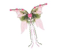 Fairy Wings - Glittering Costume Wings, Wingss | Elastic Straps, Shimmering Design, Lightweight Material, Ideal For , Carnival, Role Play, Girl'S Costume, Carnival Accessories