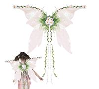 Fairy Wings - Transparent Fairy Costume Wings for Adults Kids, Sparkly Dress Up Wings | Accessoire de fées de Papillon, Ailes de fête d'halloween, Ailes de Robe de fée Cosplay, Costume de fée déguisé