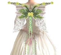 Fairy Wings, Womens Costume Accessory with Glitter Detail, Lightweight Party Prop for Christmas, Halloween, Pride, Cosplay, Garden Events, Festivals, and Holiday Celebrations, 27.56x18.9 inches