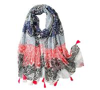 FAIRYGATE Chaude Écharpe Femmes Mode Léopard Carreaux Doux Coton Foulard Imprimée Unique Grand Châle Automne Hiver Etoles Cache-Cou 362227