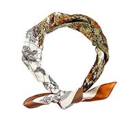 FAIRYGATE foulards soyeux en satin pour femme Accessoires à nouer autour du cou ou dans les cheveux Assortiment de couleurs et motifs Taille carré 96017