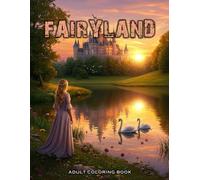 Fairyland Adult Coloring Book: Featuring designs with beautiful illustrations of fairies, magical houses, fantasy castles also more! V-9