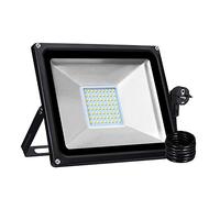 Fairyland Projecteur à LED, 50W Spot LED Extérieur IP65 Projecteur Extérieur Etanche Projecteur en Aluminium Blanc chaud 3500K avec Prise EU applique idéale pour jardin, terrain de sport