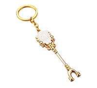 FairysTail Cosplay Porte-clés, Anime Figurine Cosplay Keychain Pendentif, Chaînes Fantaisie Dorées pour Sacs Et Clés (Multicolor-4)