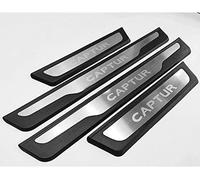 FAIRYT 4 pièces Autocollants de seuil de Porte de Voiture, pourRen-Ault Captur 2015 2019, Accessoires intérieurs, Protection Seuil Porte de Voiture