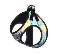 Fairytale Castle Ensemble harnais et laisse doux pour animal de compagnie, harnais réglable en maille pour chiots et chats de petite, petite et grande taille