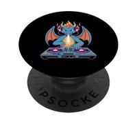 Fairytale DJ Dragon avec Platines PopSockets PopGrip Adhésif