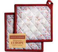 Fairytale Forest 100% Cotton Oven Mitts Set of 2 for Barbecue,Baking,Baking,Microwave,BBQ,Thanksgiving/Christmas (20cm x 20cm)