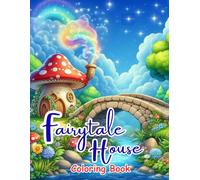 Fairytale House Coloring Book: Magical Fairy Tale Houses, Enchanted Fantasy Cottages, Cozy Fairy Homes, Whimsical Tree Houses & Dreamy Storybook ... Fairytales, Fantasy, Castles and Cute Cottage