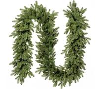 FairyTrees Guirlande Noël Verte 200 cm en PE moulé 100 % | Guirlande pin Artificiel réaliste pour Meuble, fenêtre, Commode, Miroir | Branche de Sapin Artificielle, décoration de Noël à Suspendre