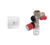 FAIS 30 FR EU Chauffe-eau électrique sur évier 30 Litres, Puissance 1500W - Facile à Installer & Groupe de Sécurité COMAP Droit 20x27 (soit 3/4") Laiton - 889